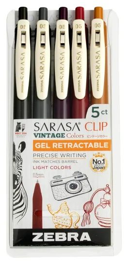 Zebra Sarasa Clip Vintage